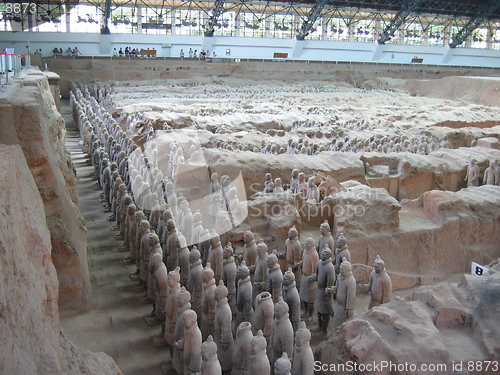 Image of Terracotta soldiers in China