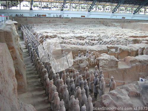Image of Terracotta soldiers in China