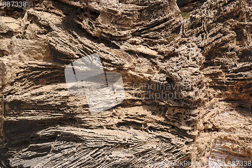 Image of Wild stone texture of weathered rock