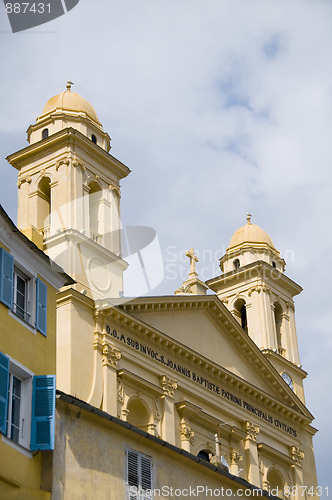 Image of church st. john the baptist Bastia Corsica