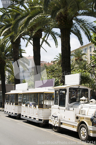 Image of petit train place fock ajaccio corsica