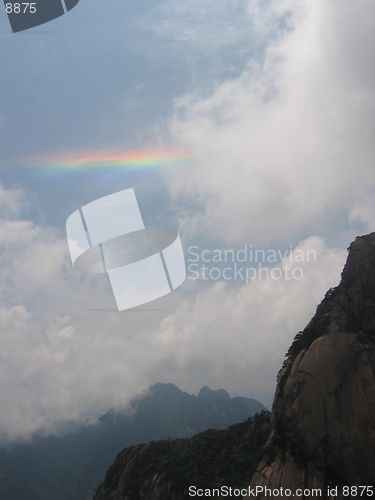 Image of rainbow in skies