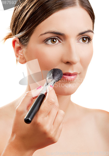 Image of Applying make-up