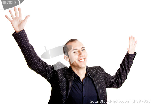 Image of Happy businessman