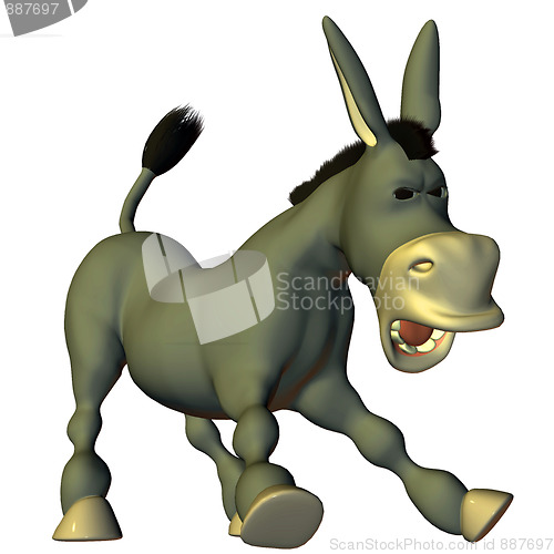 Image of stubbornly donkey