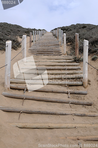 Image of Beach stairway