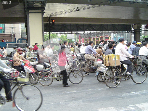 Image of Shanghai Cyclists