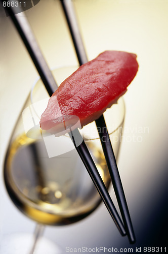 Image of Sushi and Wine