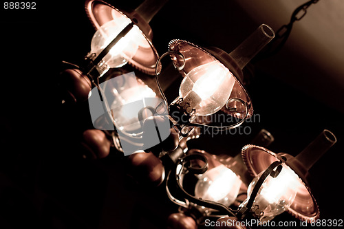 Image of old-fashioned lamp