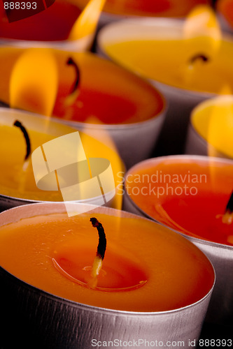 Image of flaming candles