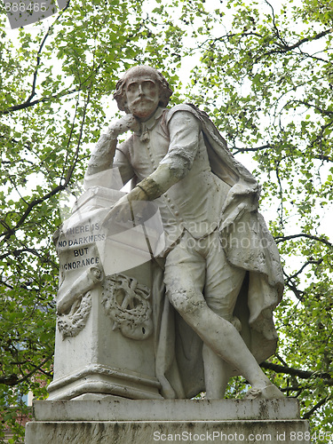 Image of Shakespeare statue