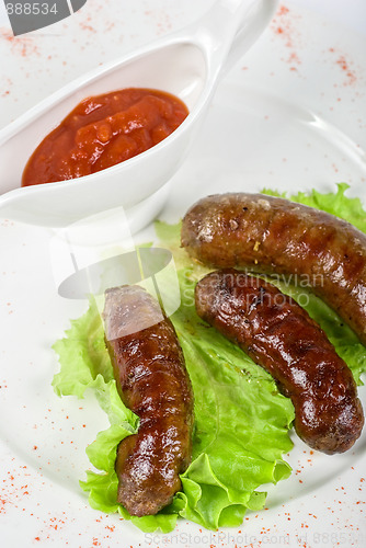 Image of grilled venison sausage