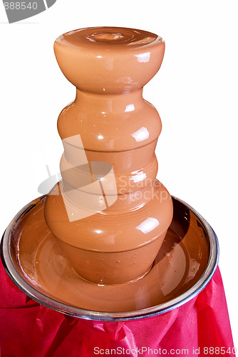 Image of chocolate fountain