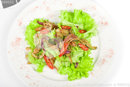 Image of Salad of pork, courgette, lime