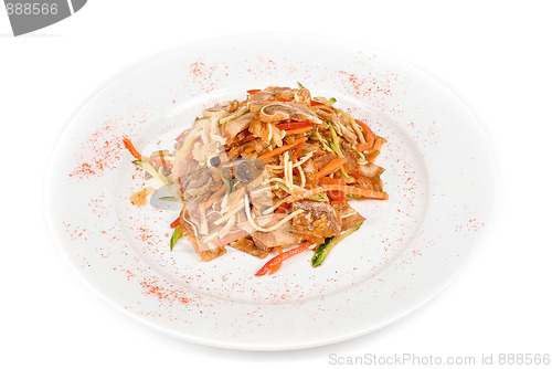 Image of Salad with pig ear with celery