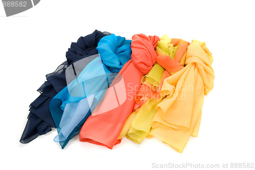 Image of color shawls