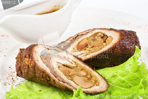 Image of Meat wrapped