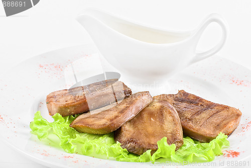 Image of Beef tongue closeup