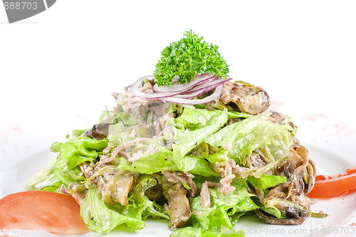 Image of Salad with tongue