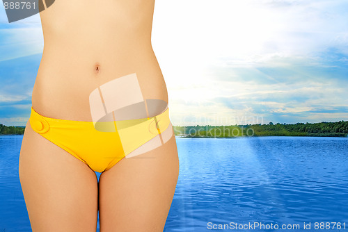 Image of yellow bikini