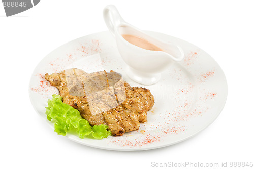 Image of fried chicken steak
