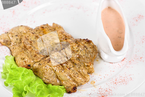 Image of fried chicken steak