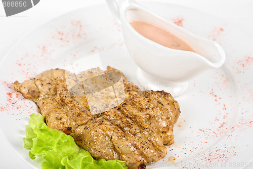 Image of fried chicken steak