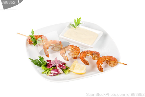 Image of Fried kebab of shrimps