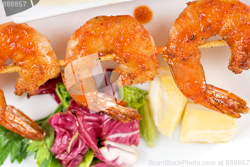 Image of Fried kebab of shrimps