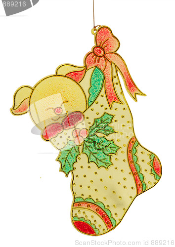 Image of Puppy in Sock Decoration