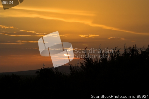 Image of African sunset