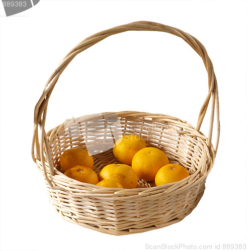 Image of Basket of Oranges