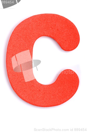 Image of Foam letter C
