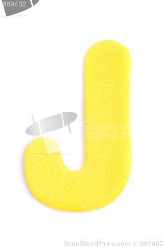 Image of Foam letter J