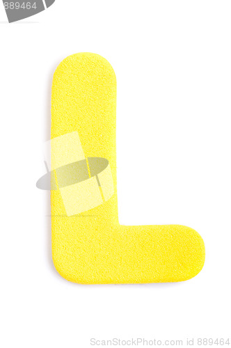 Image of Foam letter L