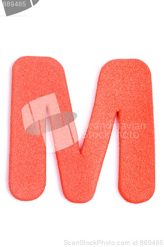 Image of Foam letter M