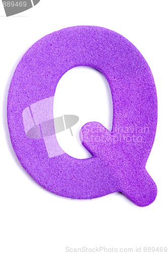 Image of Foam letter Q