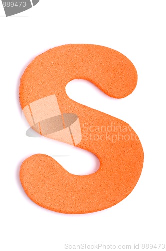 Image of Foam letter S