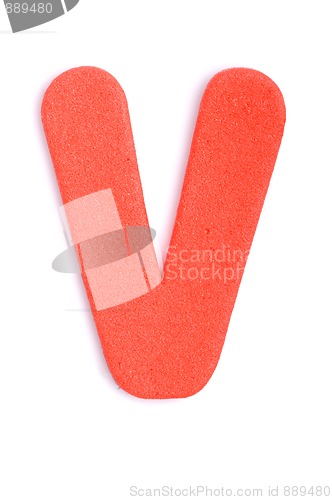 Image of Foam letter V