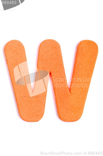 Image of Foam letter W