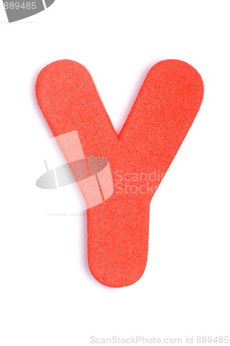 Image of Foam letter Y