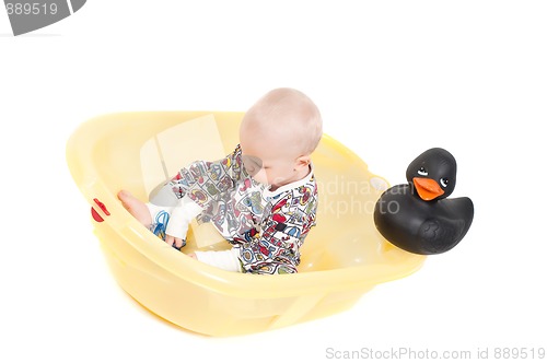 Image of Little boy in studio