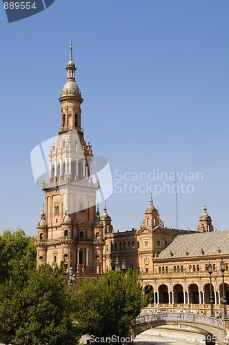 Image of Plaza de Espana in Seville, Spain