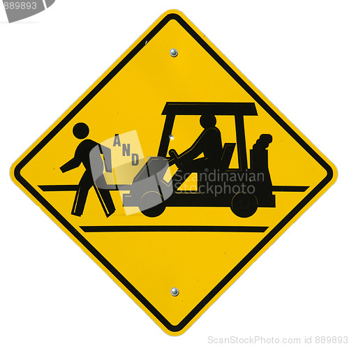 Image of Golfer Crossing