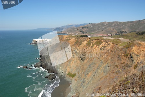Image of Pacific coast cliffs