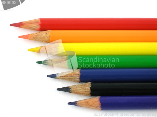 Image of Rainbow pencils