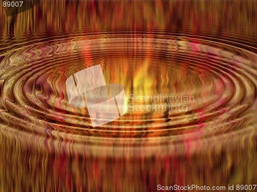 Image of Ripple abstract flames