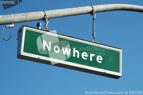 Image of Nowhere sign