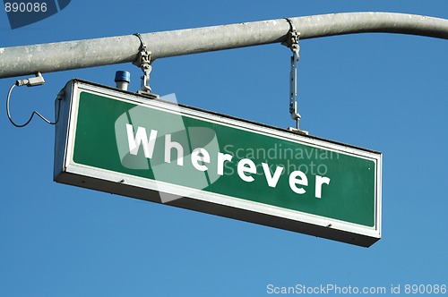 Image of Wherever sign