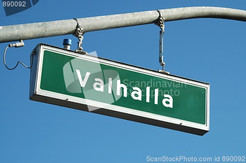 Image of Valhalla sign
